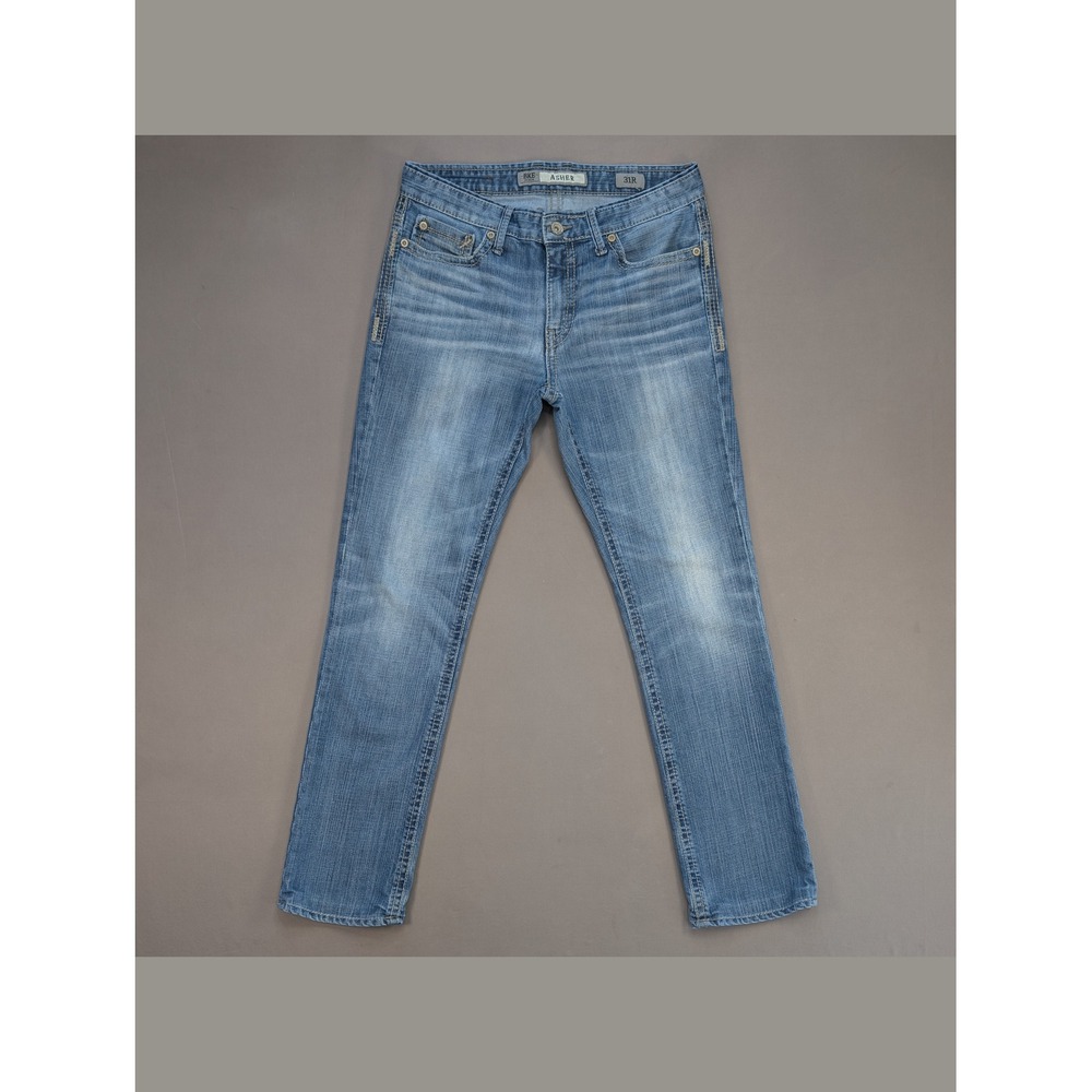 BKE Asher Light Wash Jeans 31R Hemmed to 30